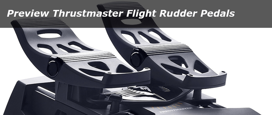 Test Thrustmaster Flight Rudder pedals