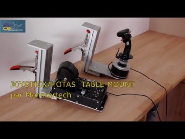 Test du « JOYSTICK/HOTAS Table Mount » de Monstertech.de