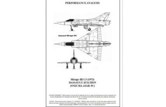 Documentation des performances: F-5E, MiG-21, Mirage III et F-4