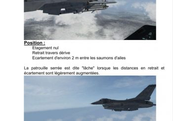 Nouveau document de l'AVM : vol en formation F-16
